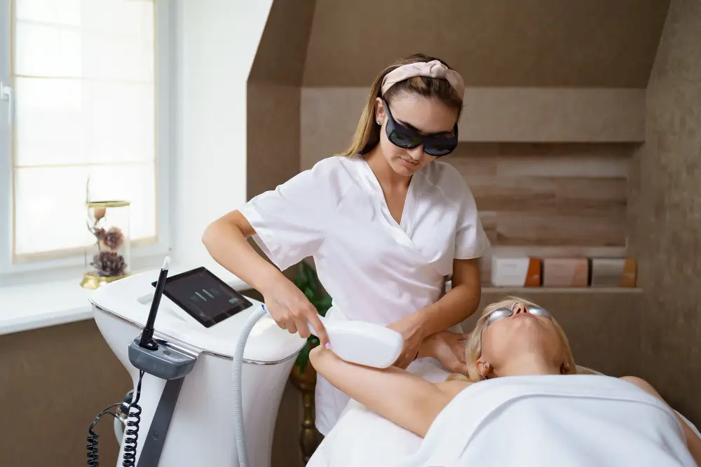 Laser hair removal procedure using advanced laser technology in Saint Clair Shores