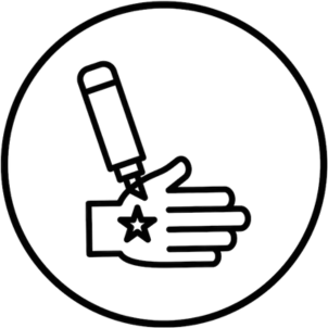 Laser tattoo removal procedure breaking down ink particles