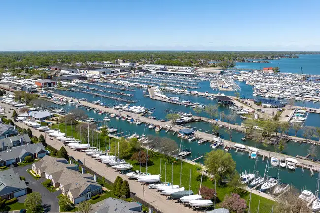 Downtown Saint Clair Shores near Greater Mack Avenue