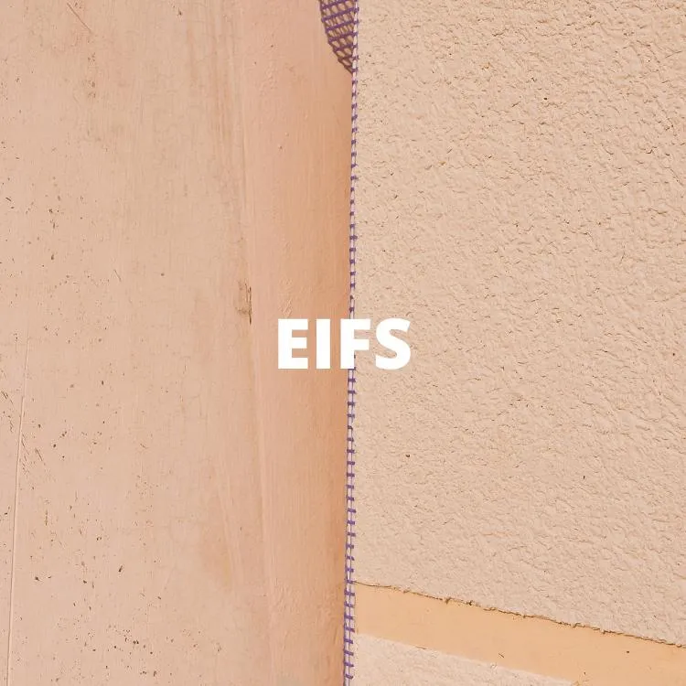 EIFS exterior finish system on a home