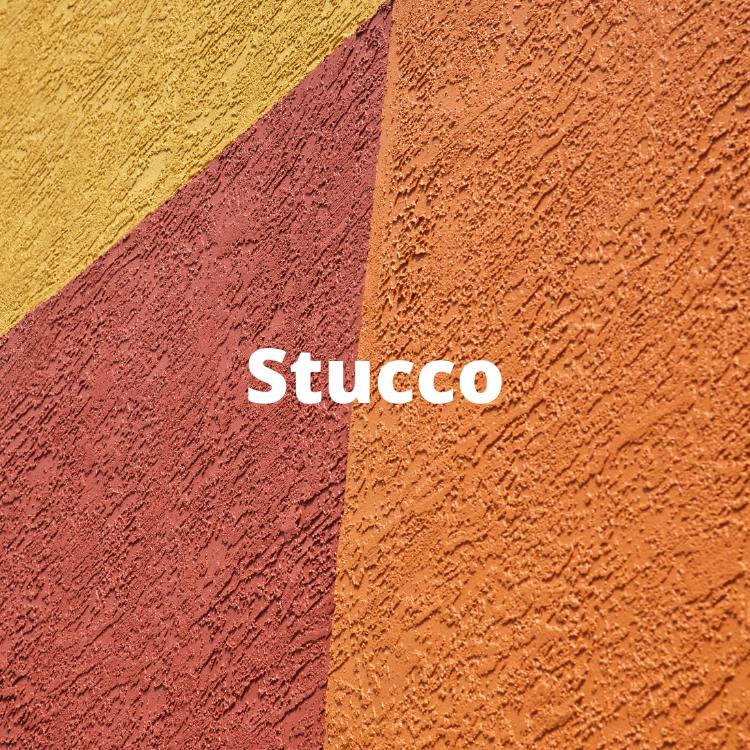 Stucco siding finish on a Georgia home