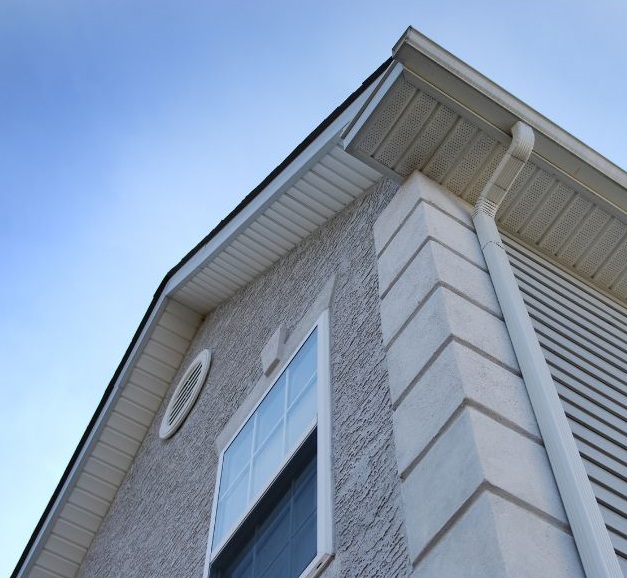 Textured stucco exterior on a Lawrenceville, GA home