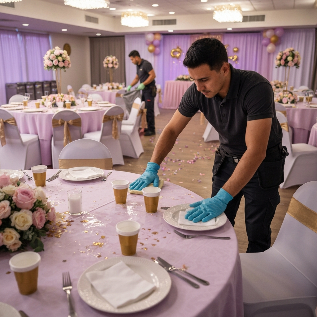 Pre and post event cleaning in Palm Springs by Lara Cleaning Services