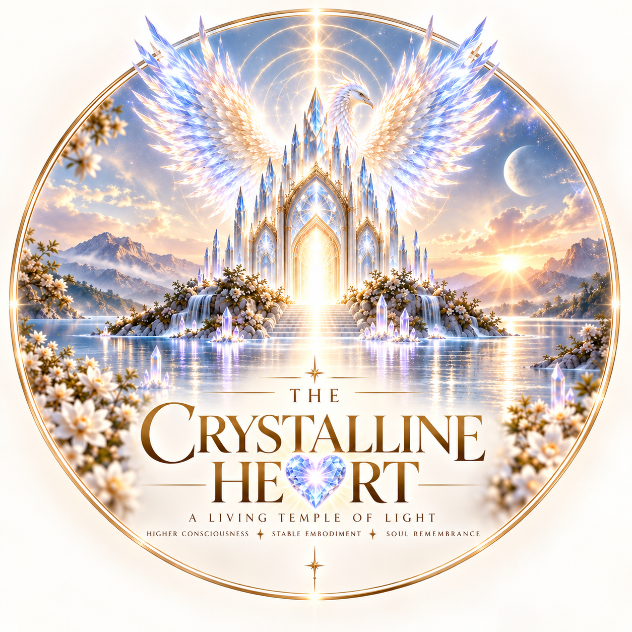 The Crystalline Heart - A Living Temple of Light