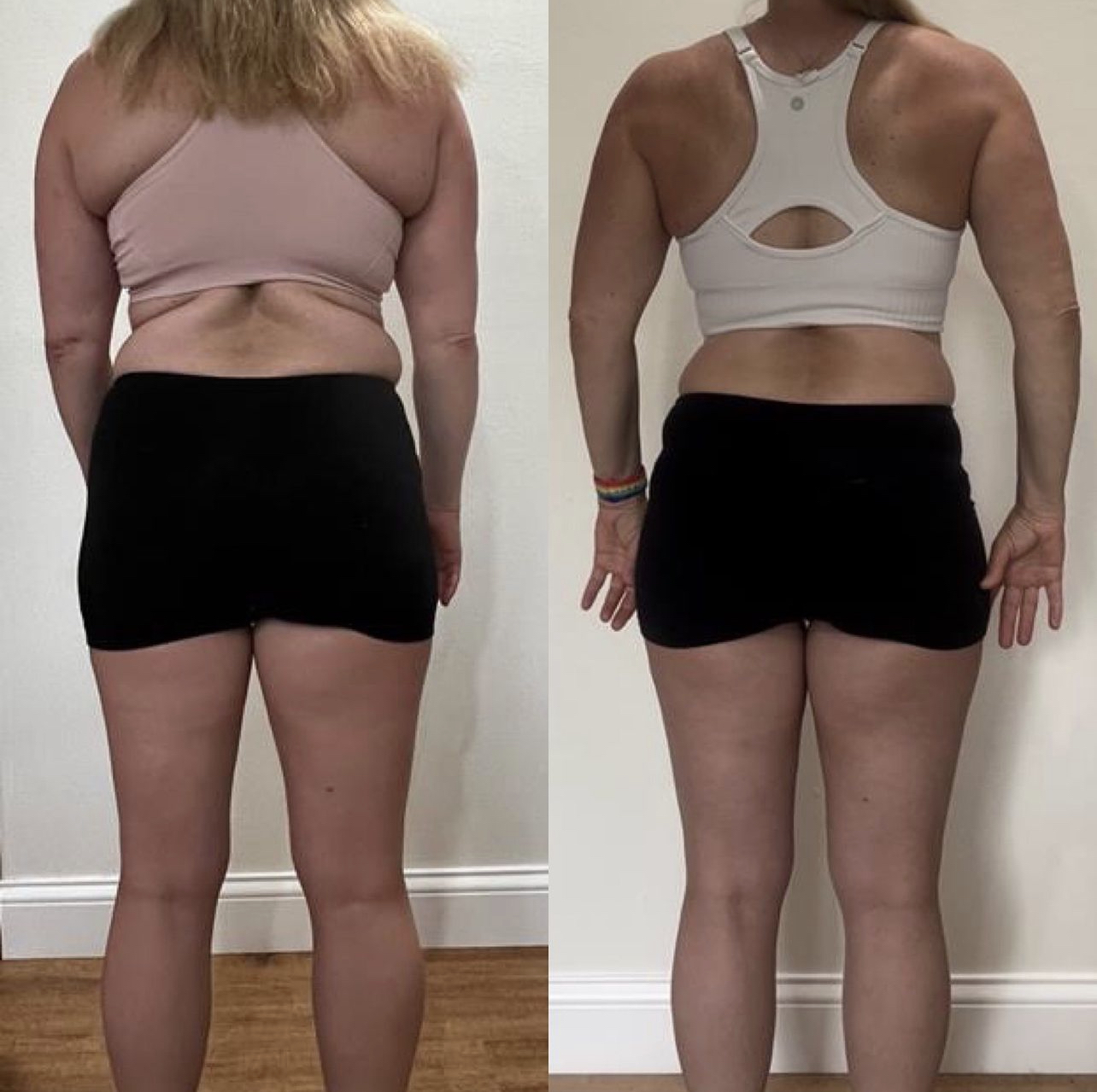 Client transformation before and after