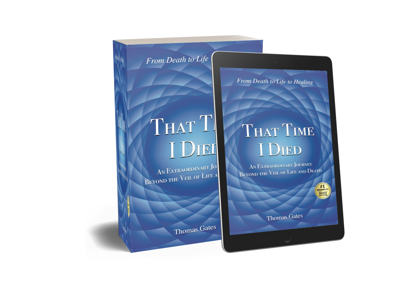 Hardcover and paperback editions of That Time I Died by Thomas Gates
