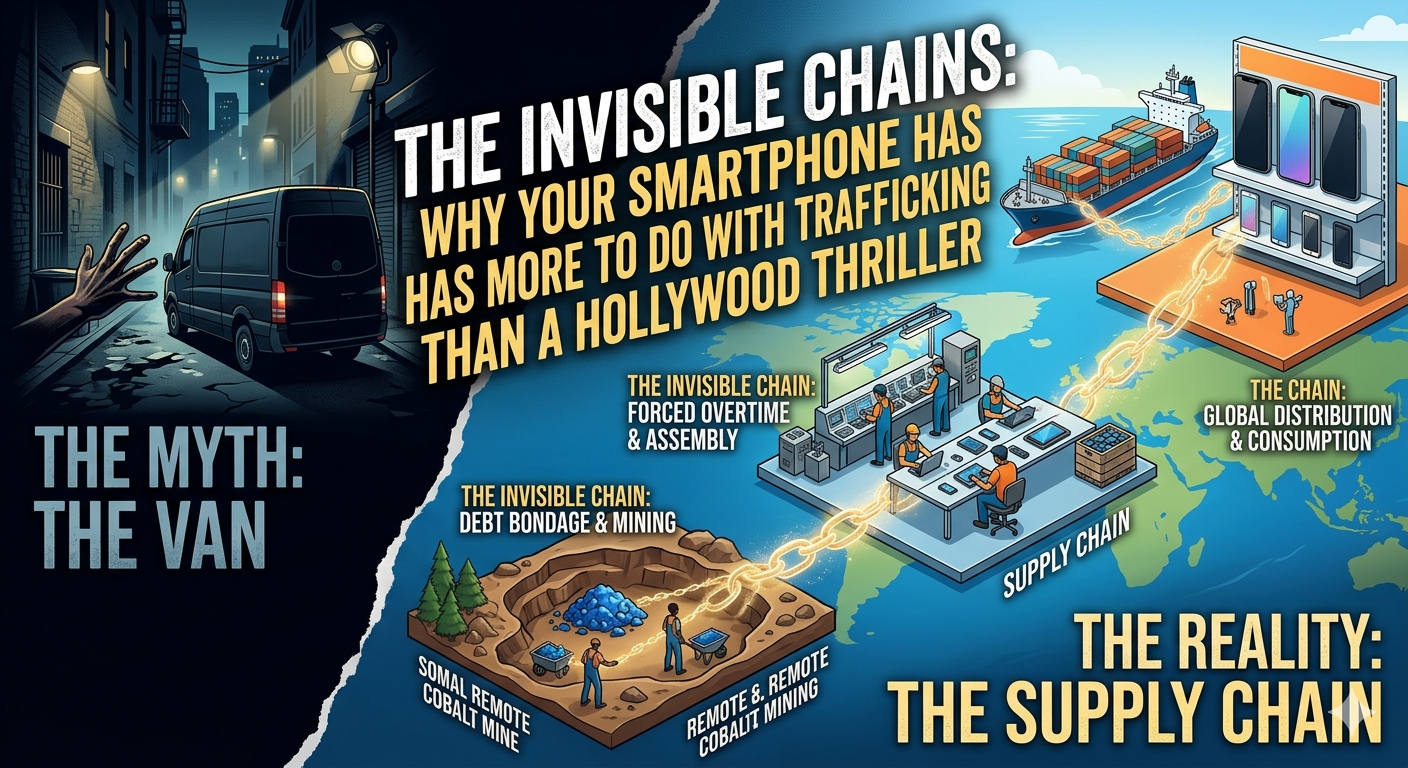 The Invisible Chains: Why Your Smartphone Has More to Do with Trafficking Than a Hollywood Thriller
