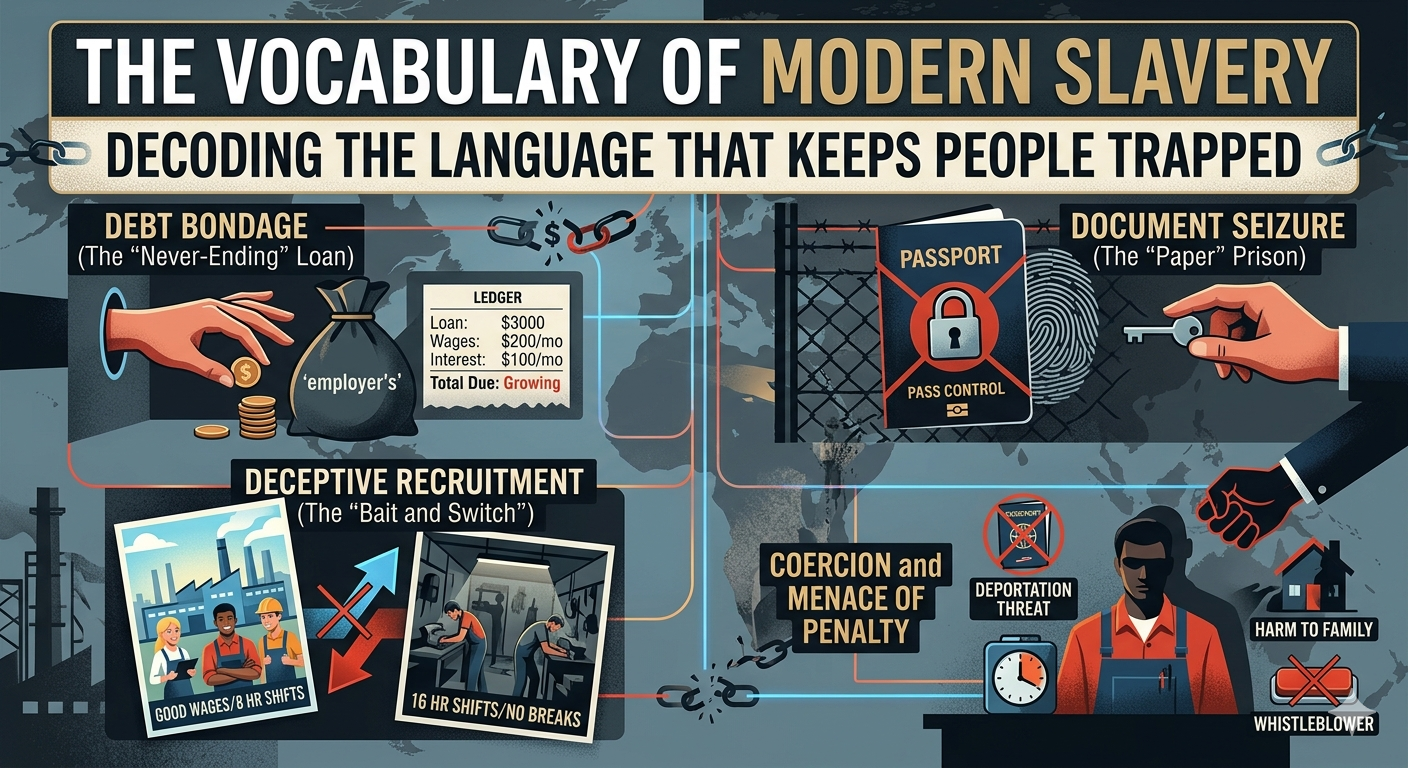 The Vocabulary of Modern Slavery: Decoding the Language That Keeps People Trapped
