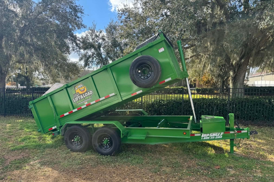 Dump Trailer Rental | Drop Off and Pickup | Lift & Load Hauling