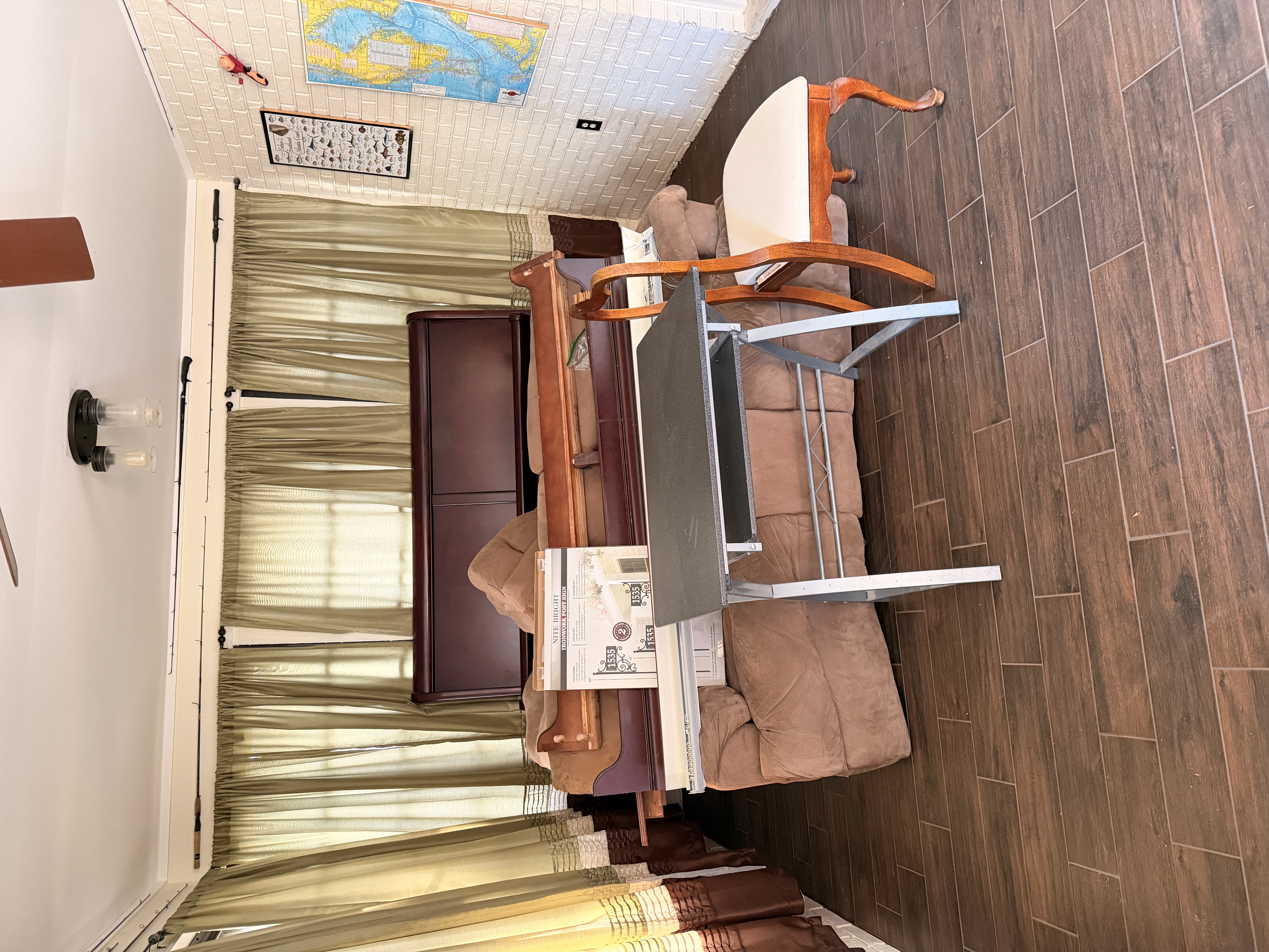 Furniture and mattress removal in Haines City with an old mattress and recliners hauled away