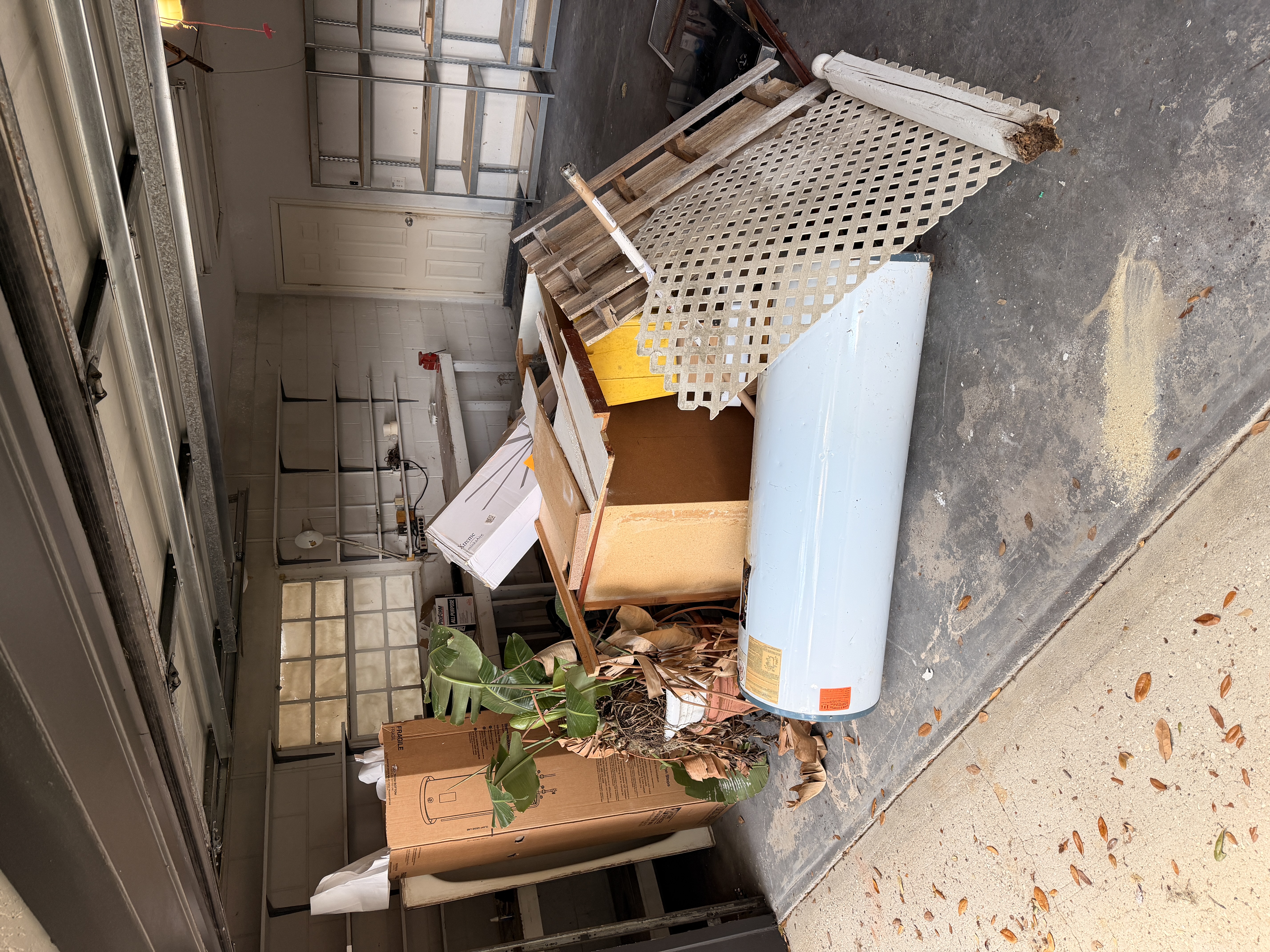 Construction debris removal
