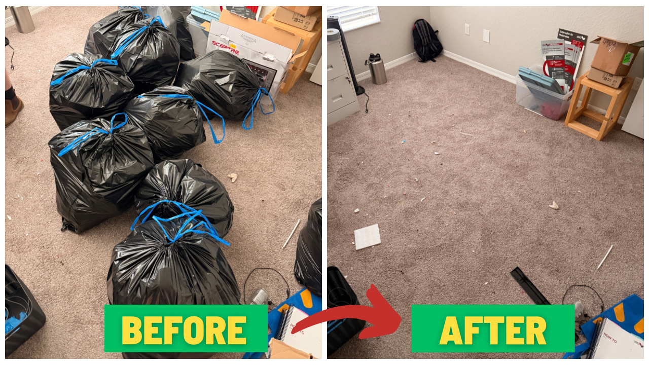 Residential junk removal service