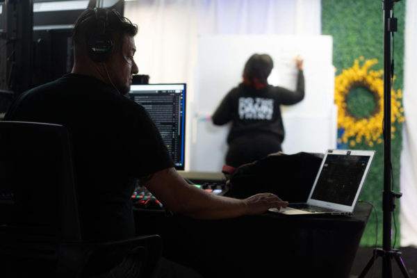 Behind the scenes production