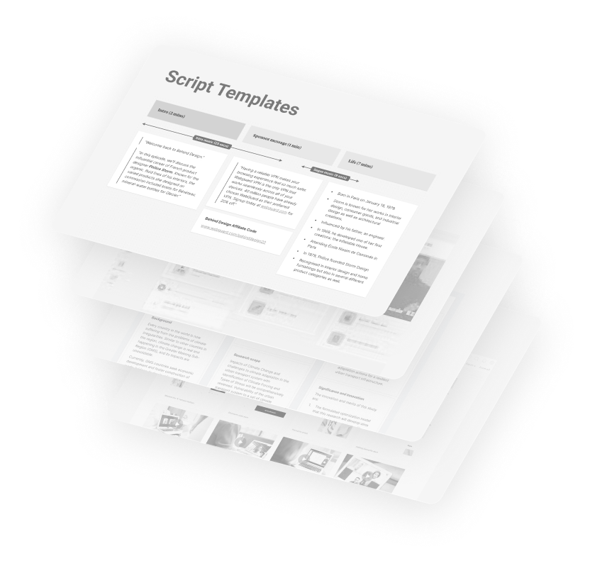 Scripts, templates, and contracts ready-to-copy