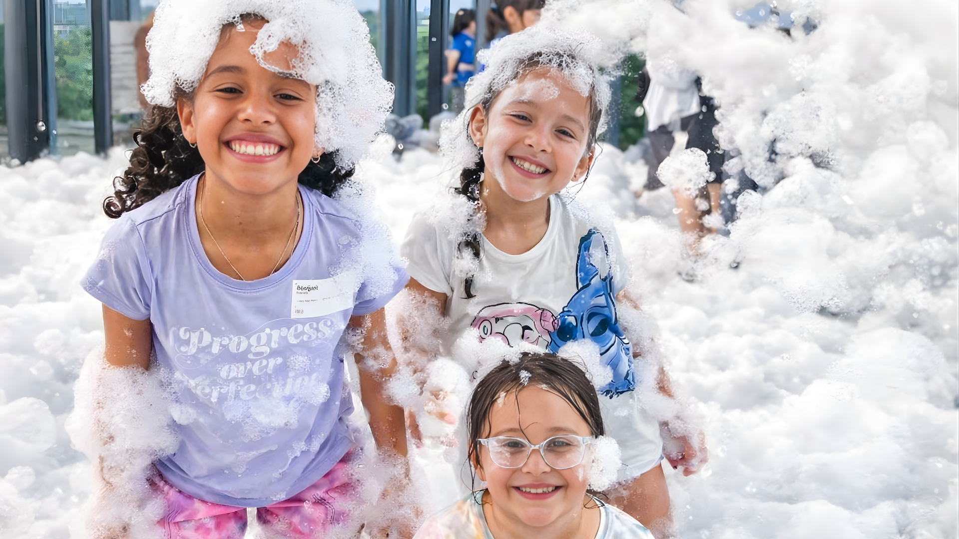 Atlanta backyard foam party 3