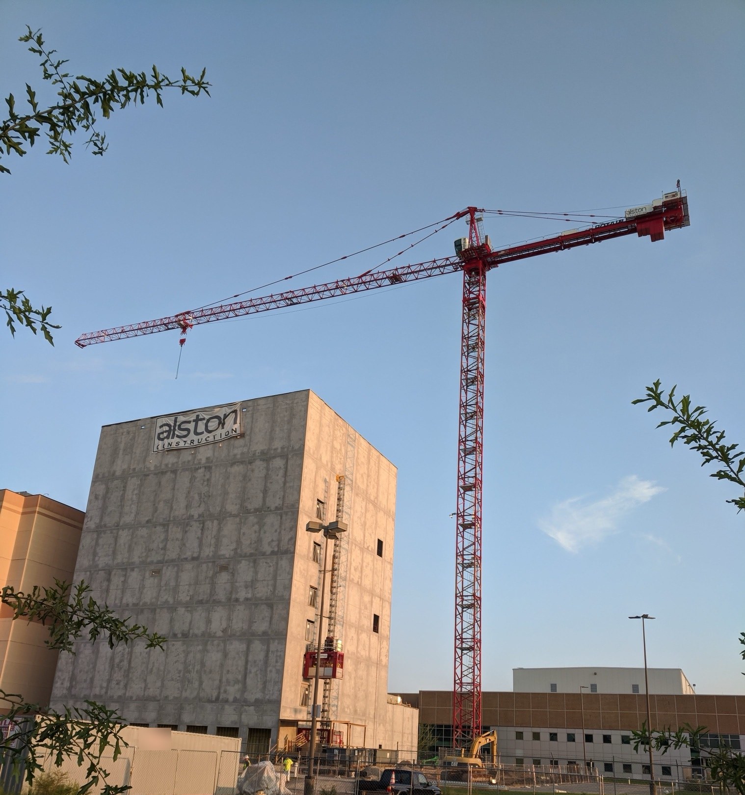 The OFS fiber optic draw tower under construction by Alston Construction in Norcross, GA
