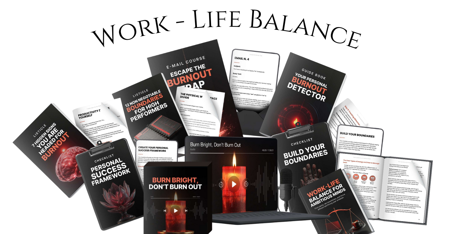 Work-Life Balance Bundle: End Burnout & Thrive