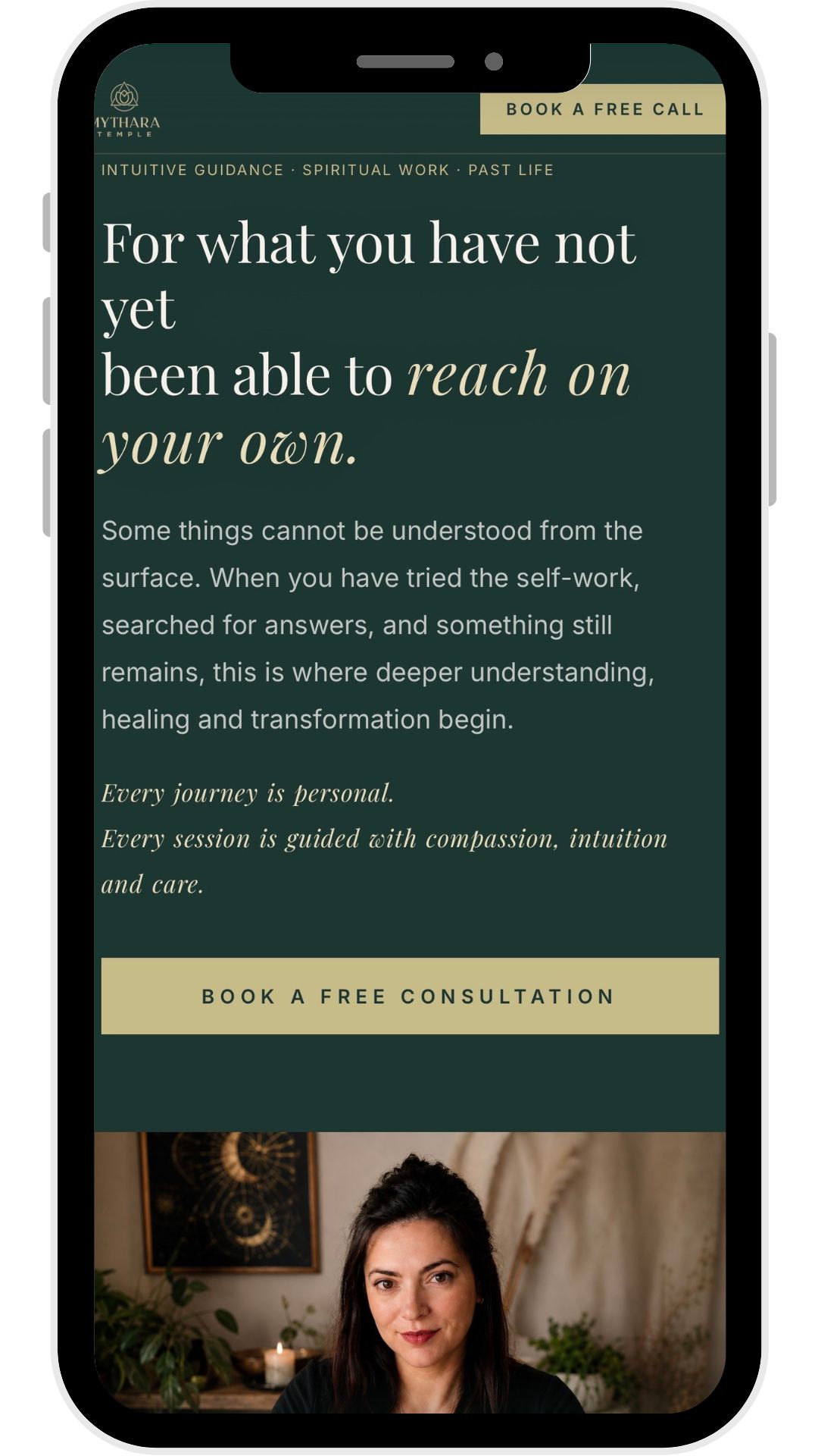Mythara Temple website