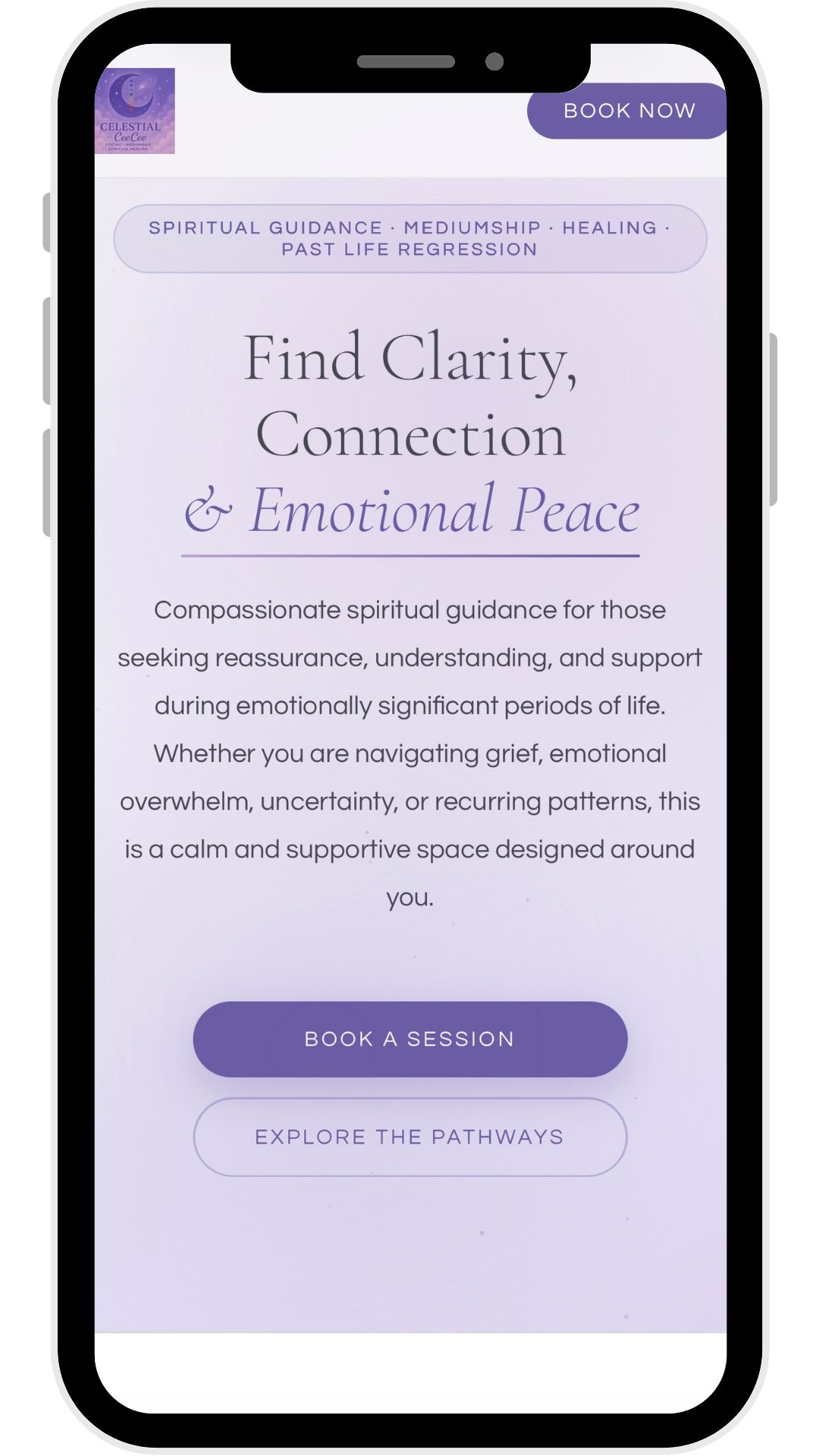 Heart-Led Guidance by Charles website
