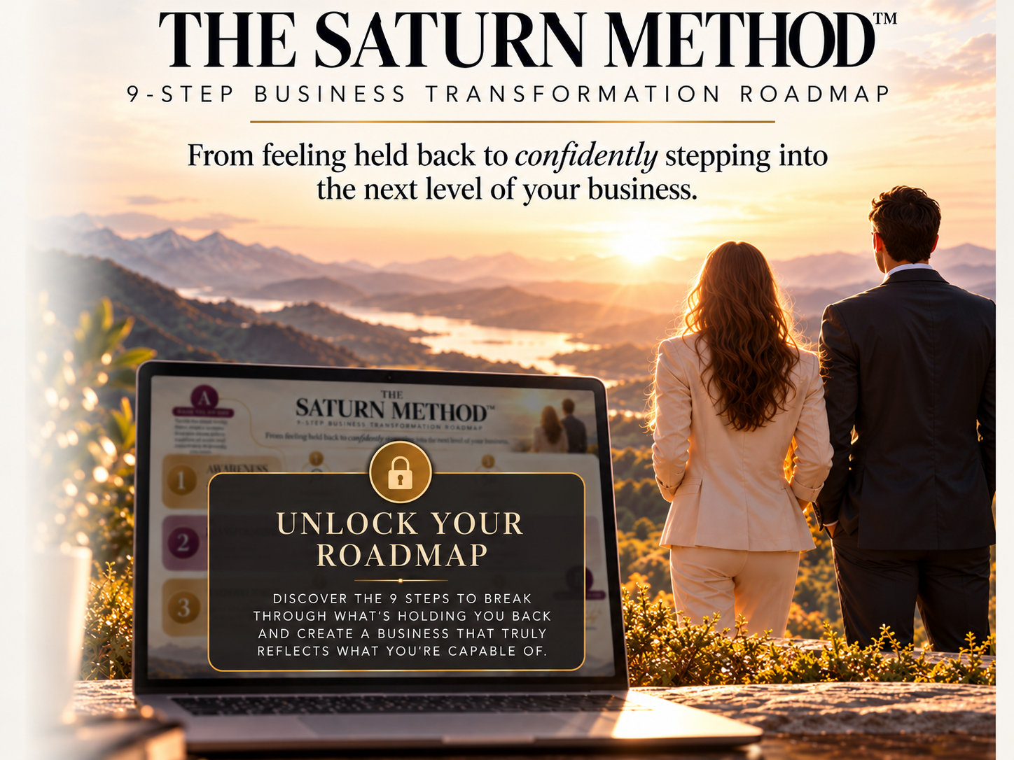 The 9-Step Saturn Method Roadmap, from Awareness to Transformation to Empowerment