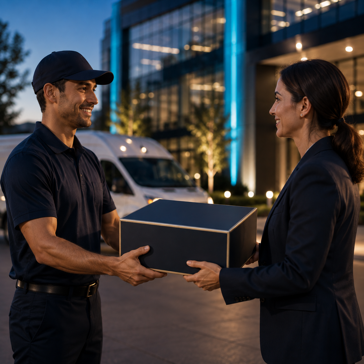 Real-time delivery tracking on laptop and mobile