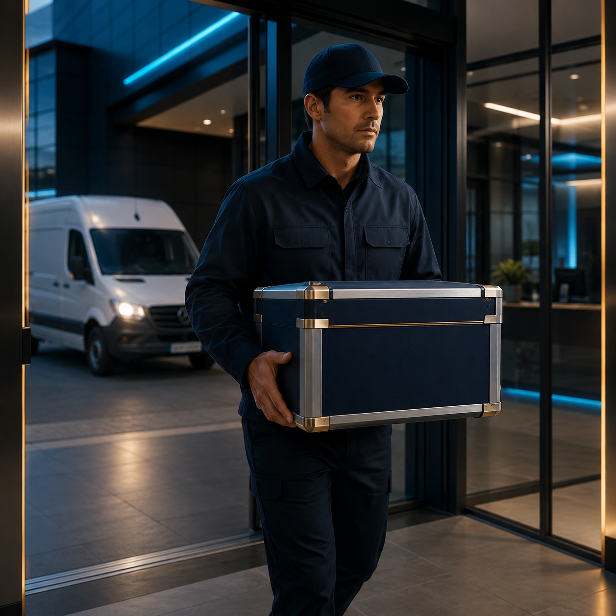 Real-time delivery tracking on laptop and mobile