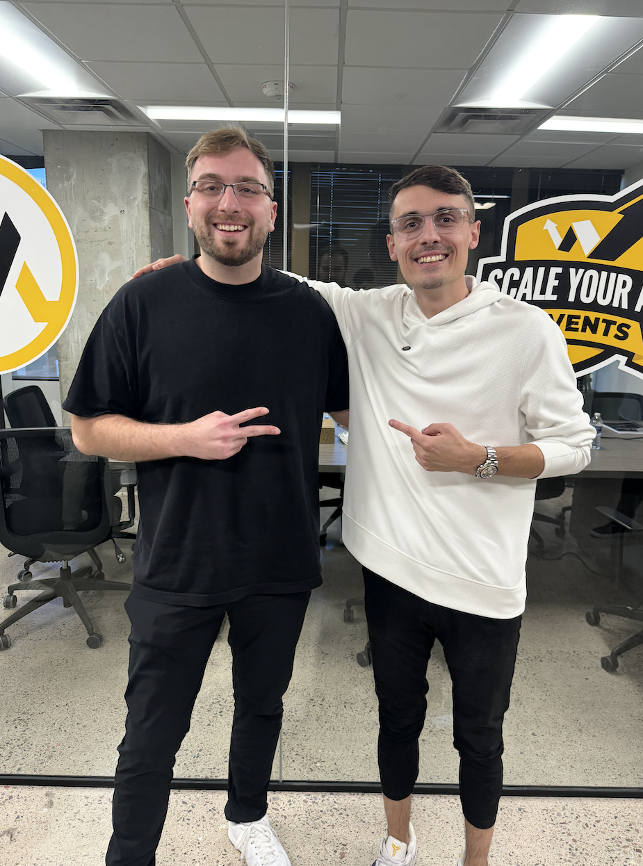 Alec with Jason Wojo