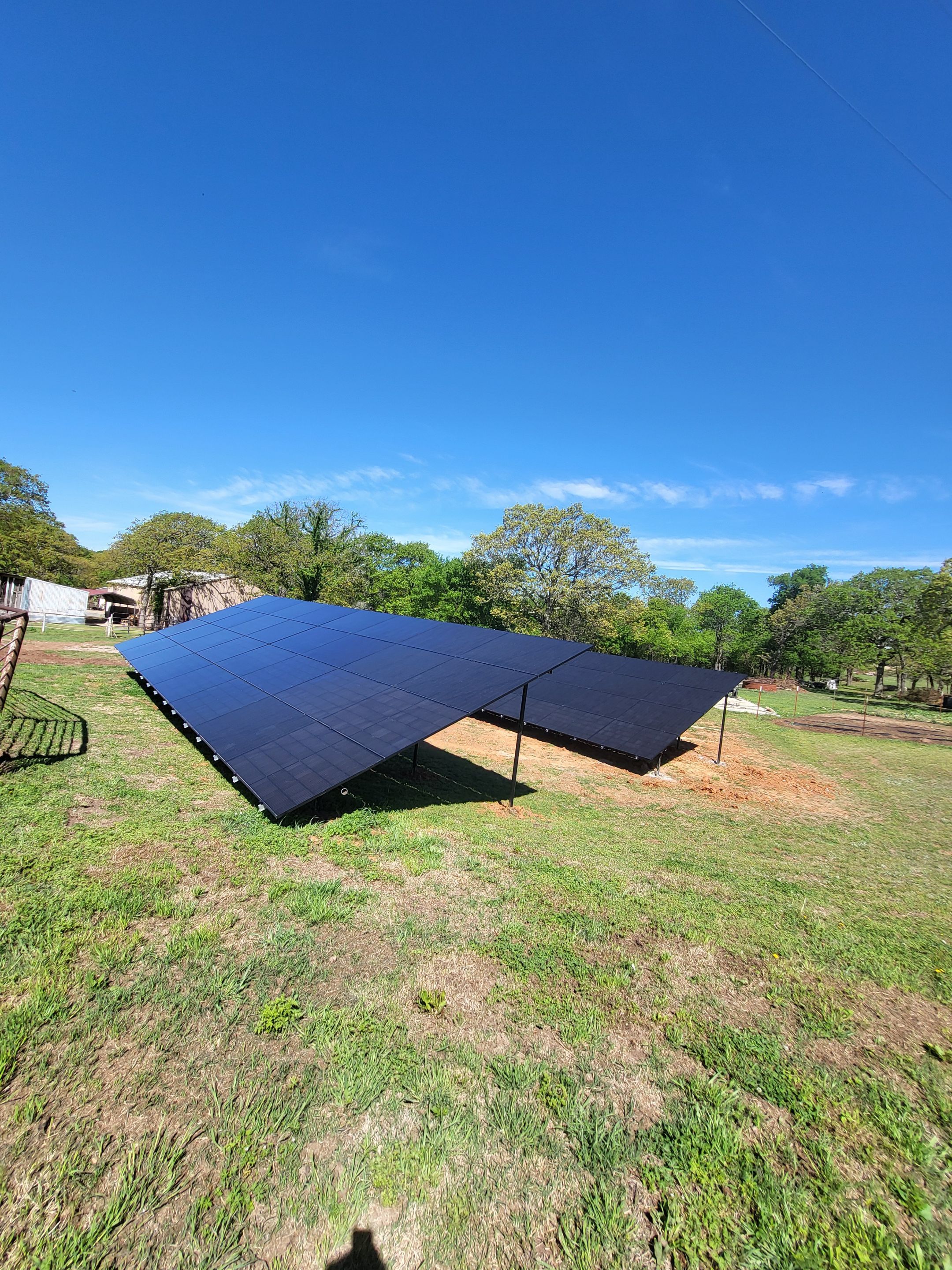 Completed Okie Solar installation in Oklahoma