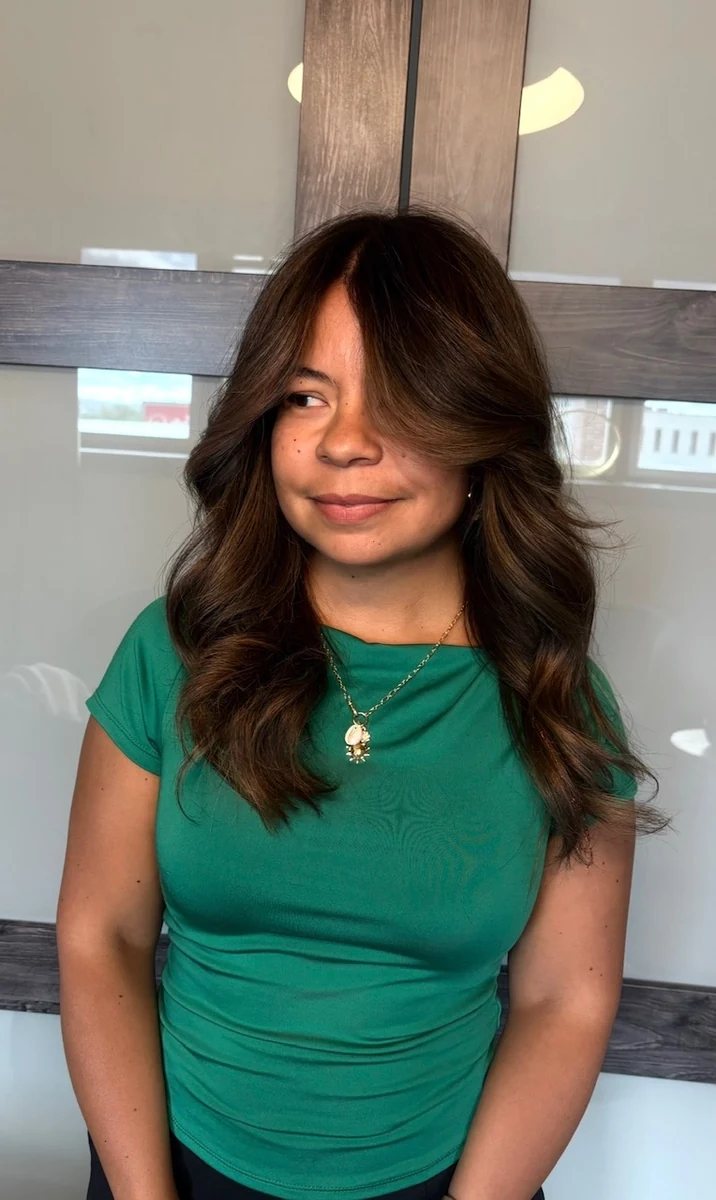 Wash and blow-out with style by Jessica Young — smooth voluminous finish, full head visible