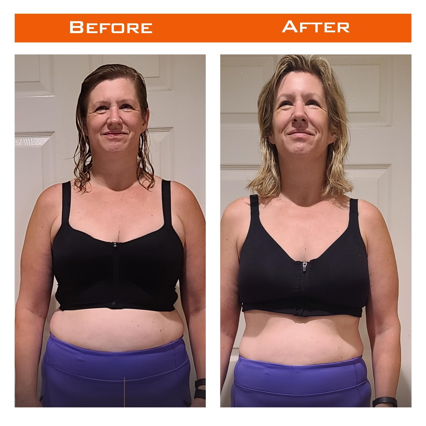 Bev Giberson – before and after transformation