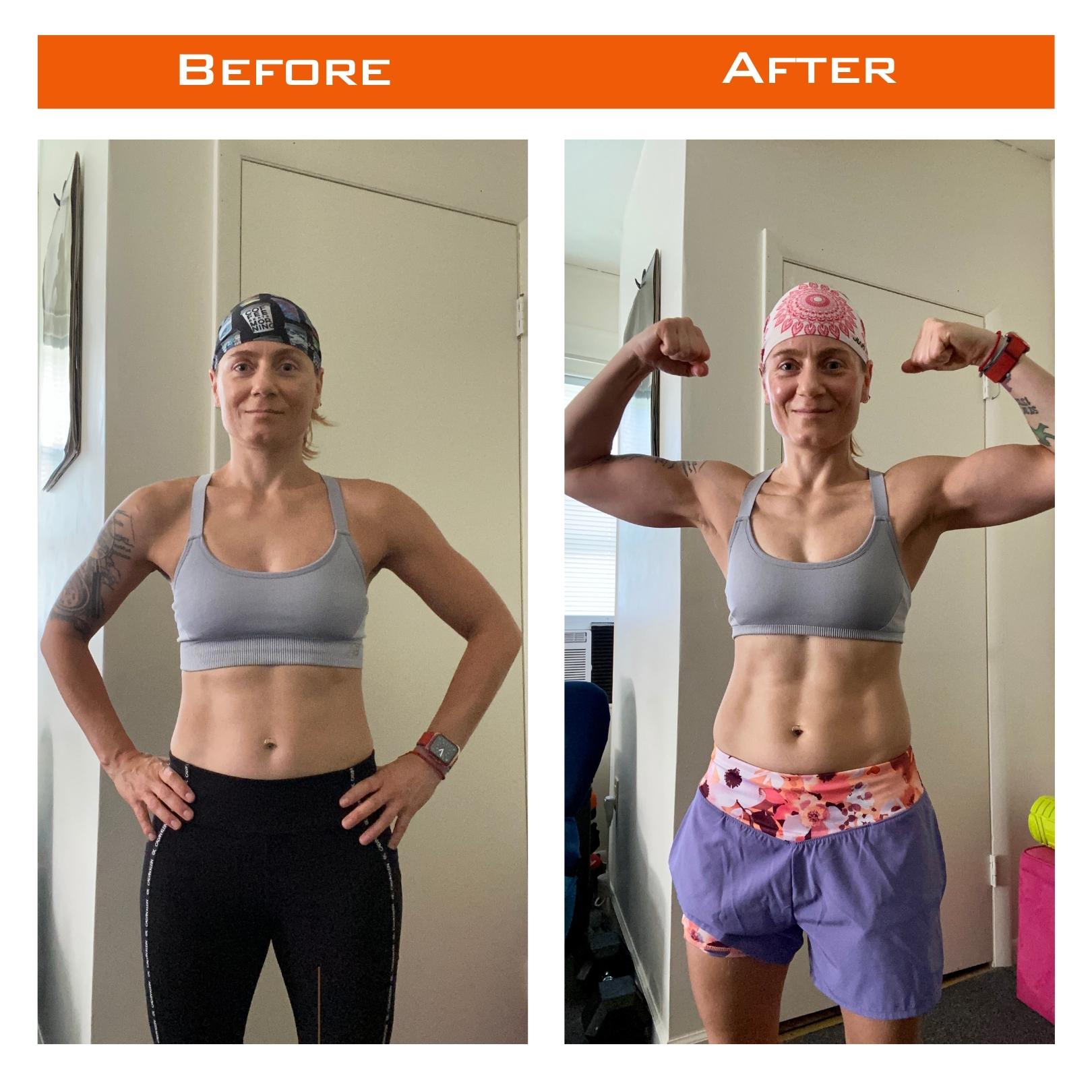 Antje Arnold – before and after transformation