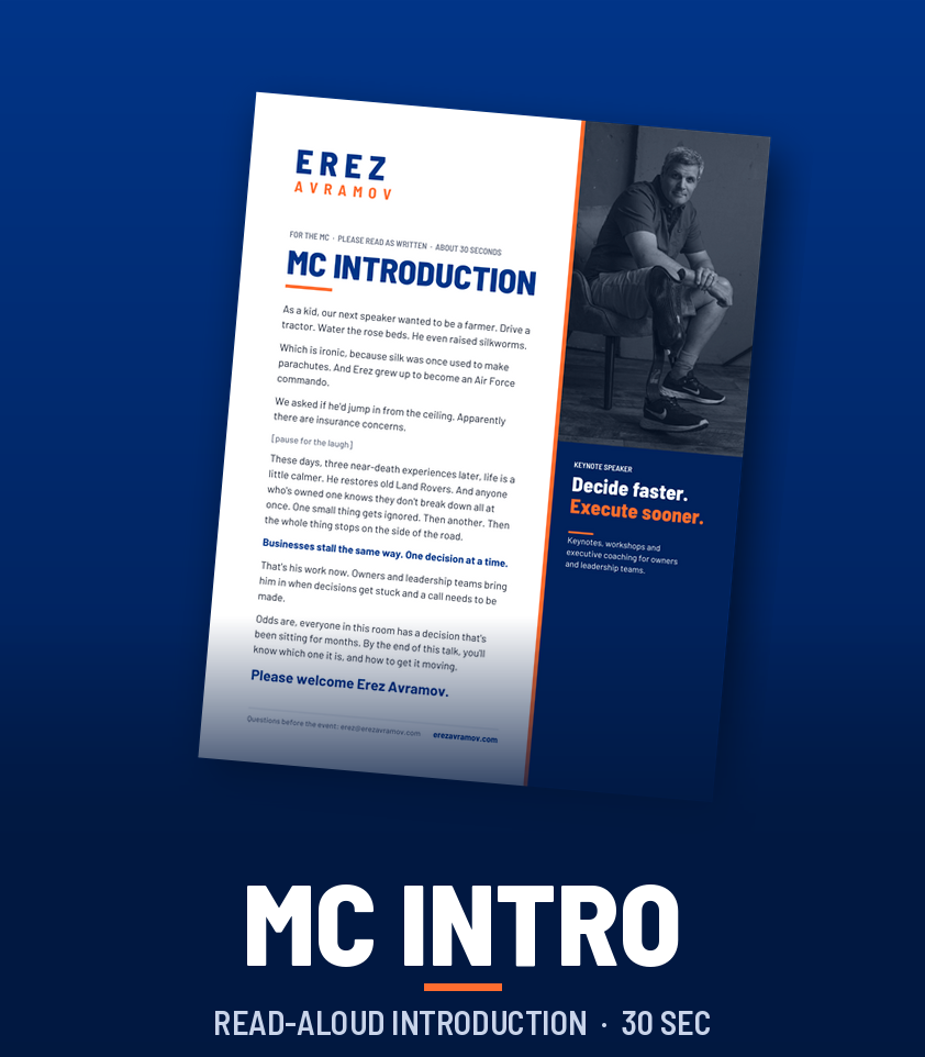 MC introduction