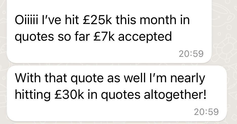 Client message