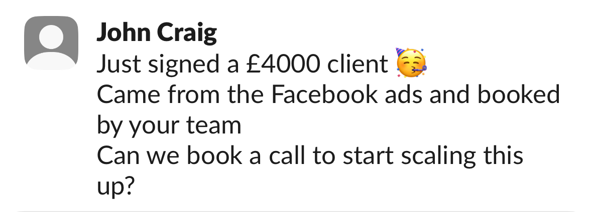 Client message