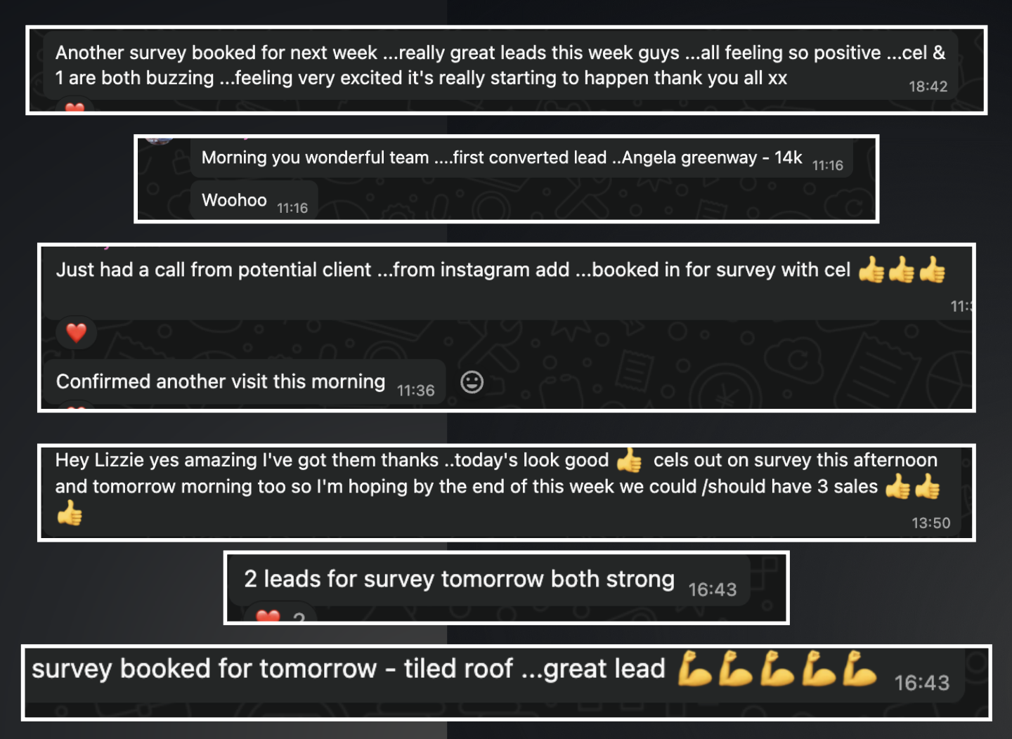 Client message