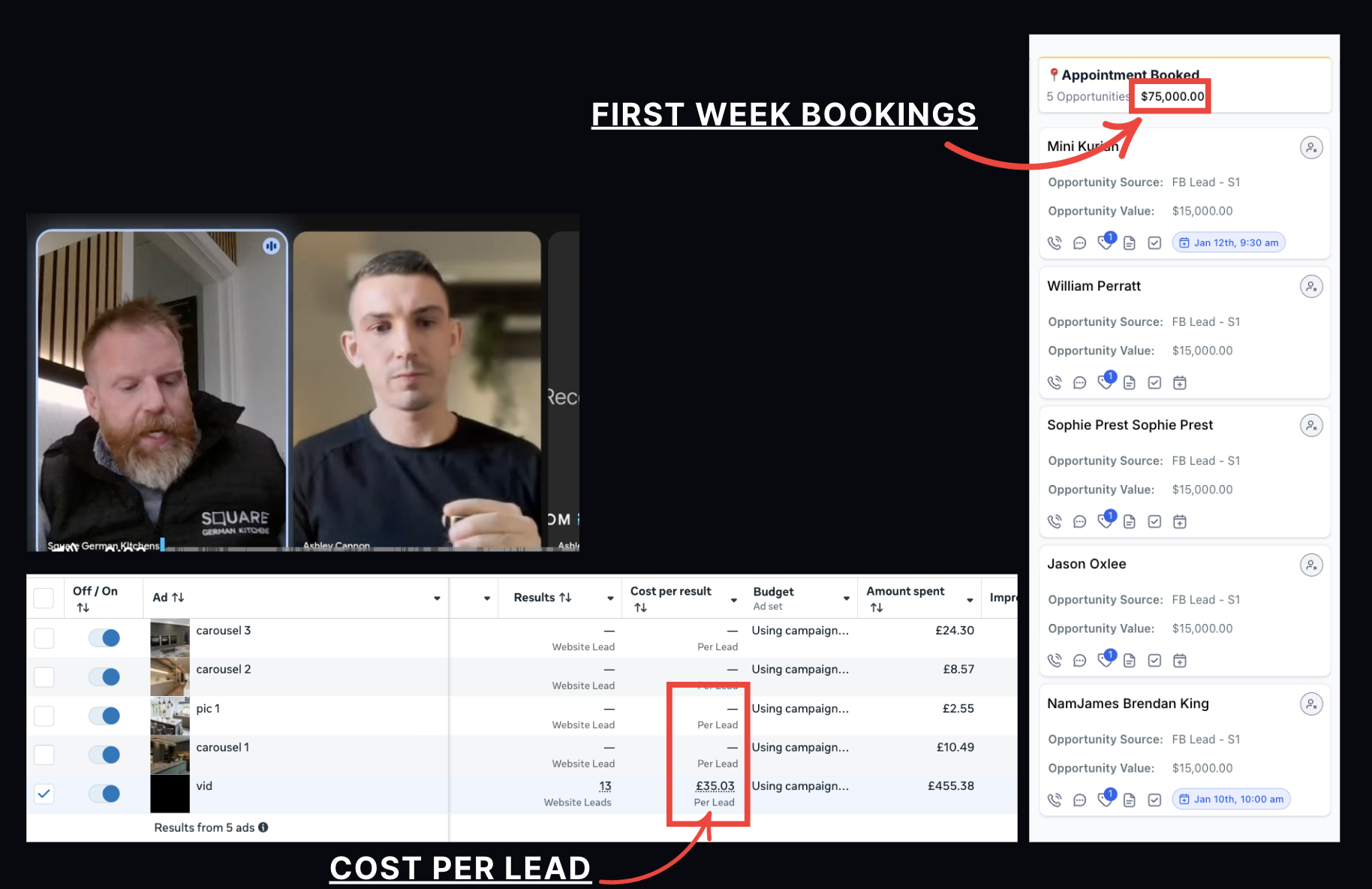 Client result
