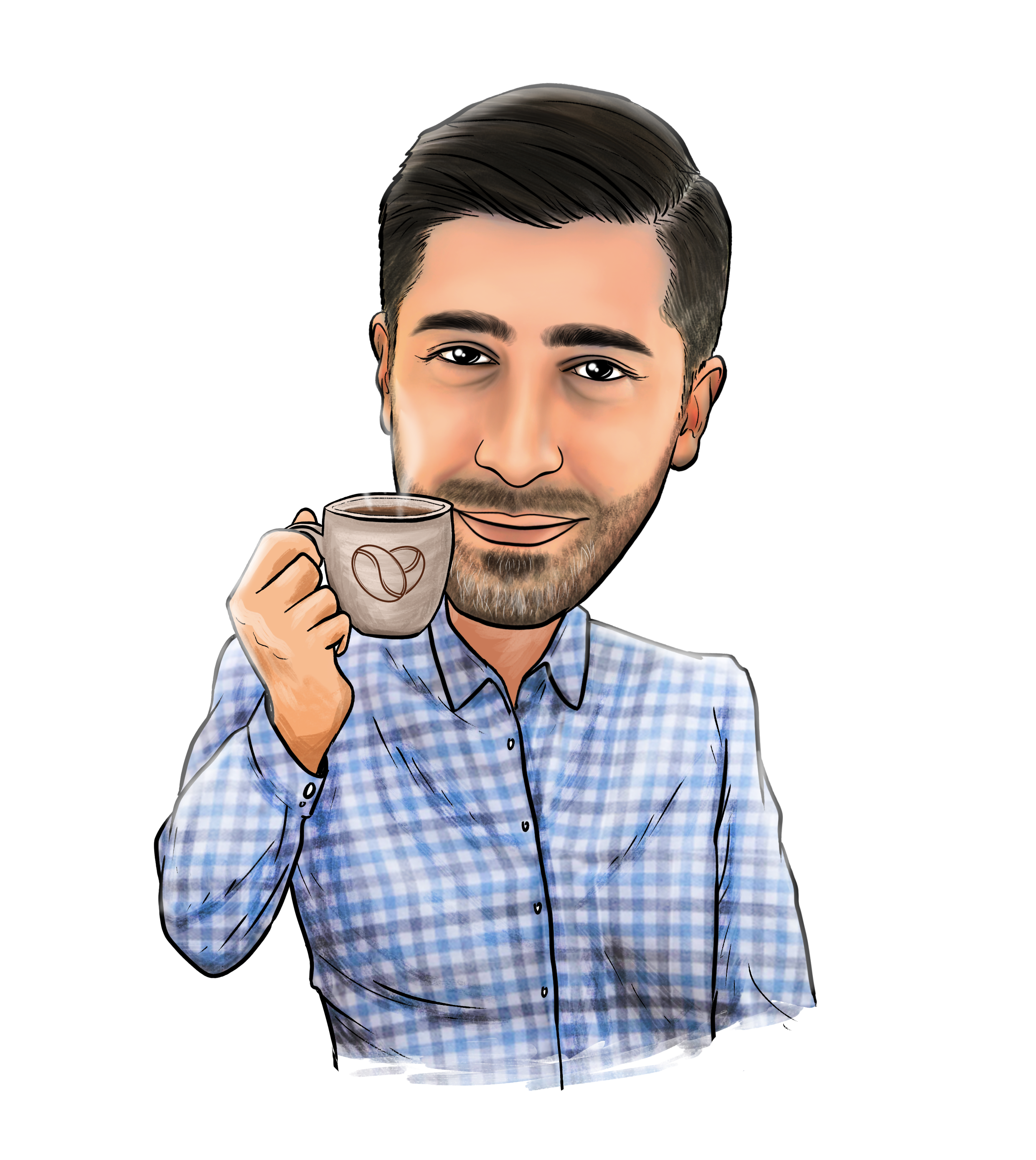 Cartoon of Sameer Kumar