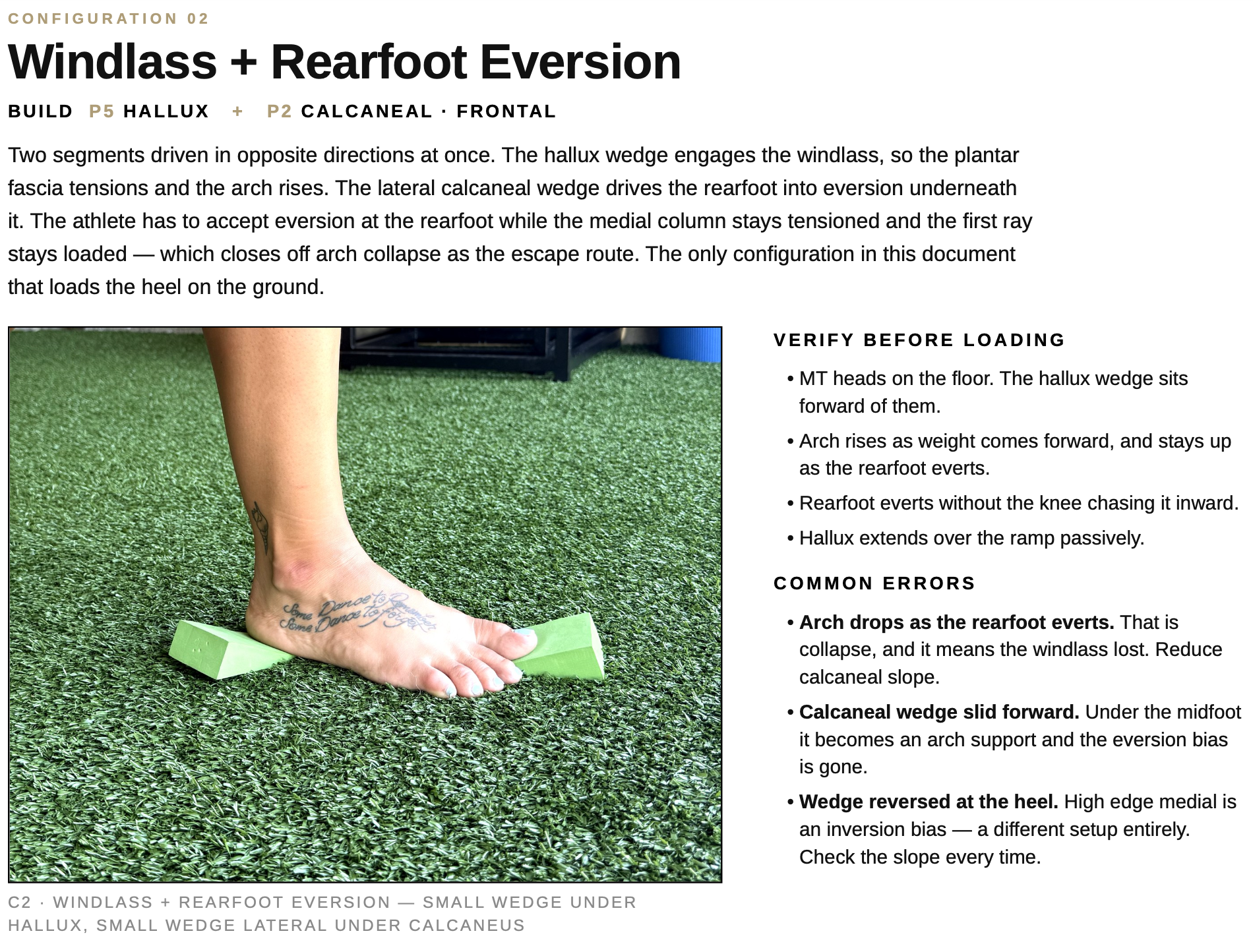 Windlass + Rearfoot Eversion Overview Windlass + Rearfoot Eversion Overview