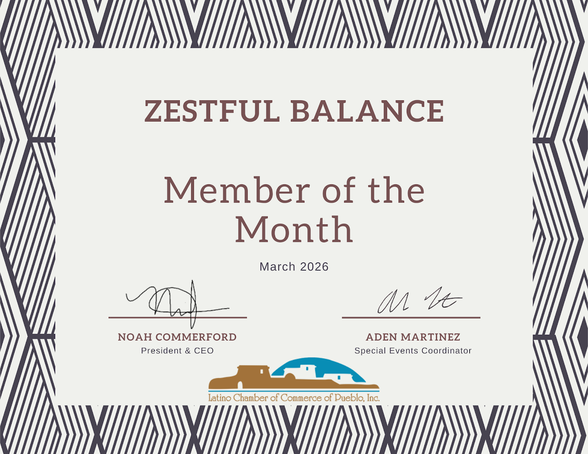 Latino Chamber of Commerce Member of the Month for March