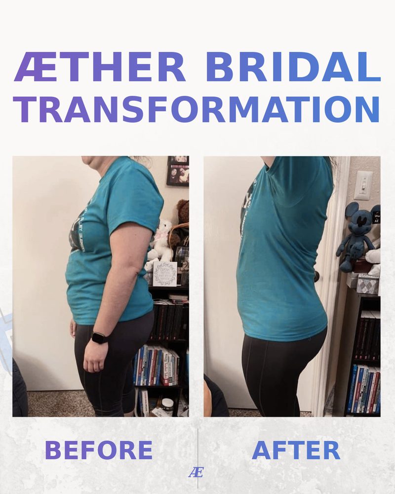 ÆTHER bride transformation result 3