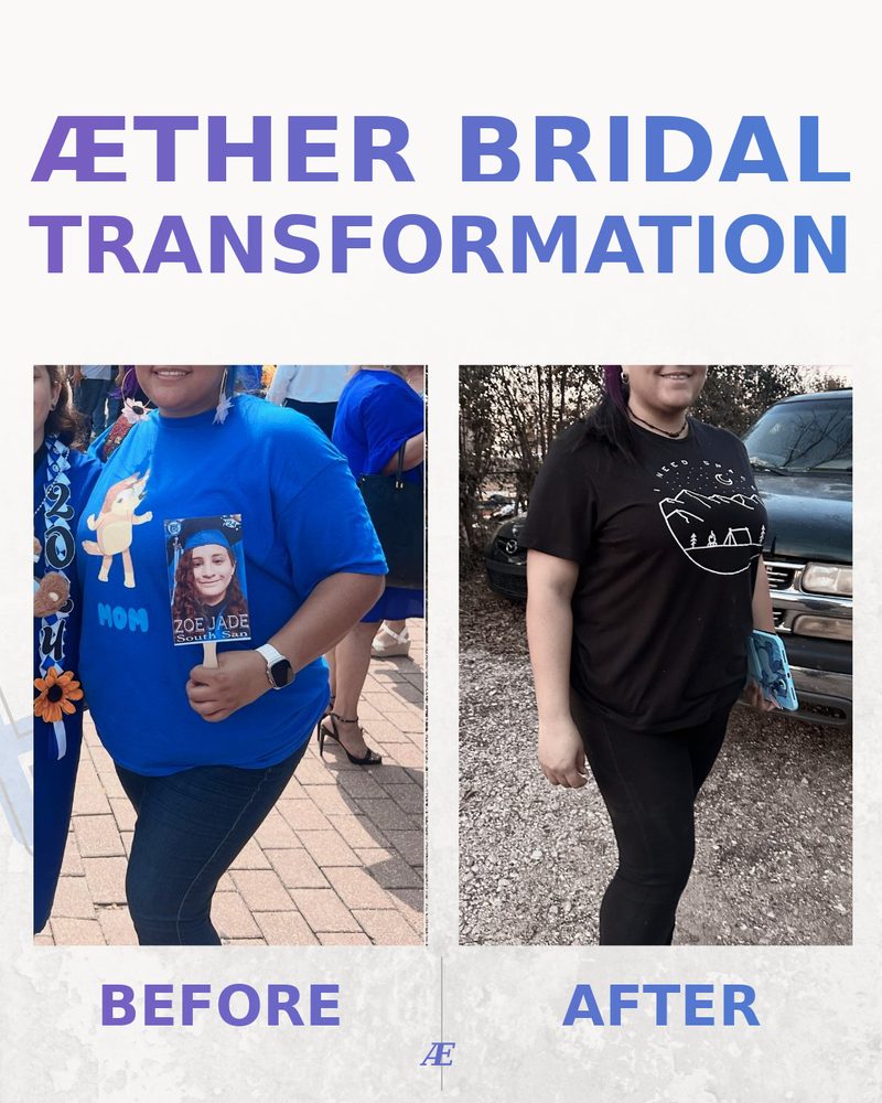 ÆTHER bride transformation result 4