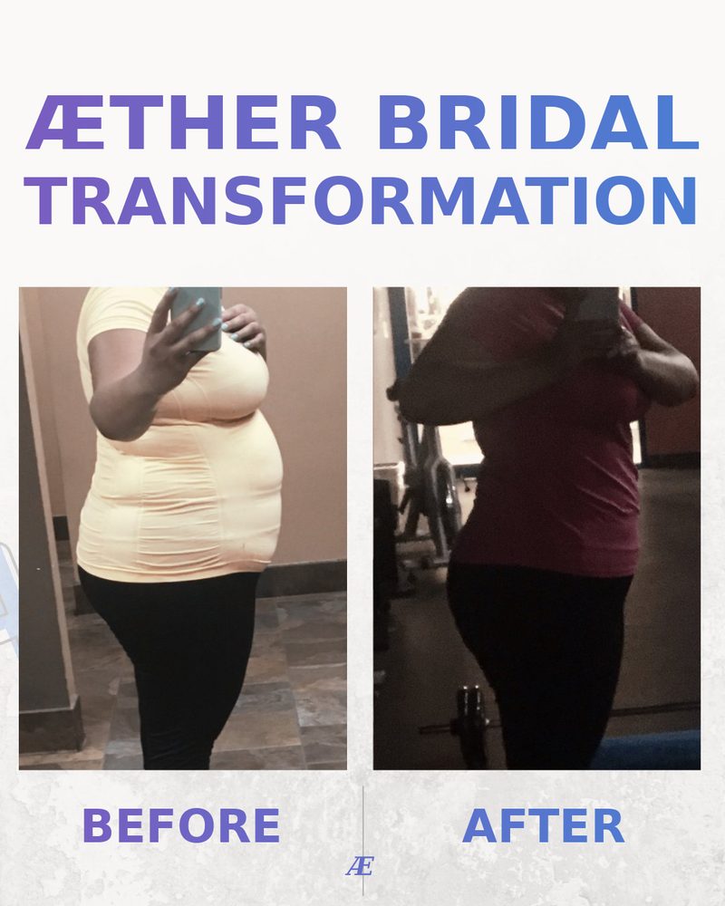 ÆTHER bride transformation result 2