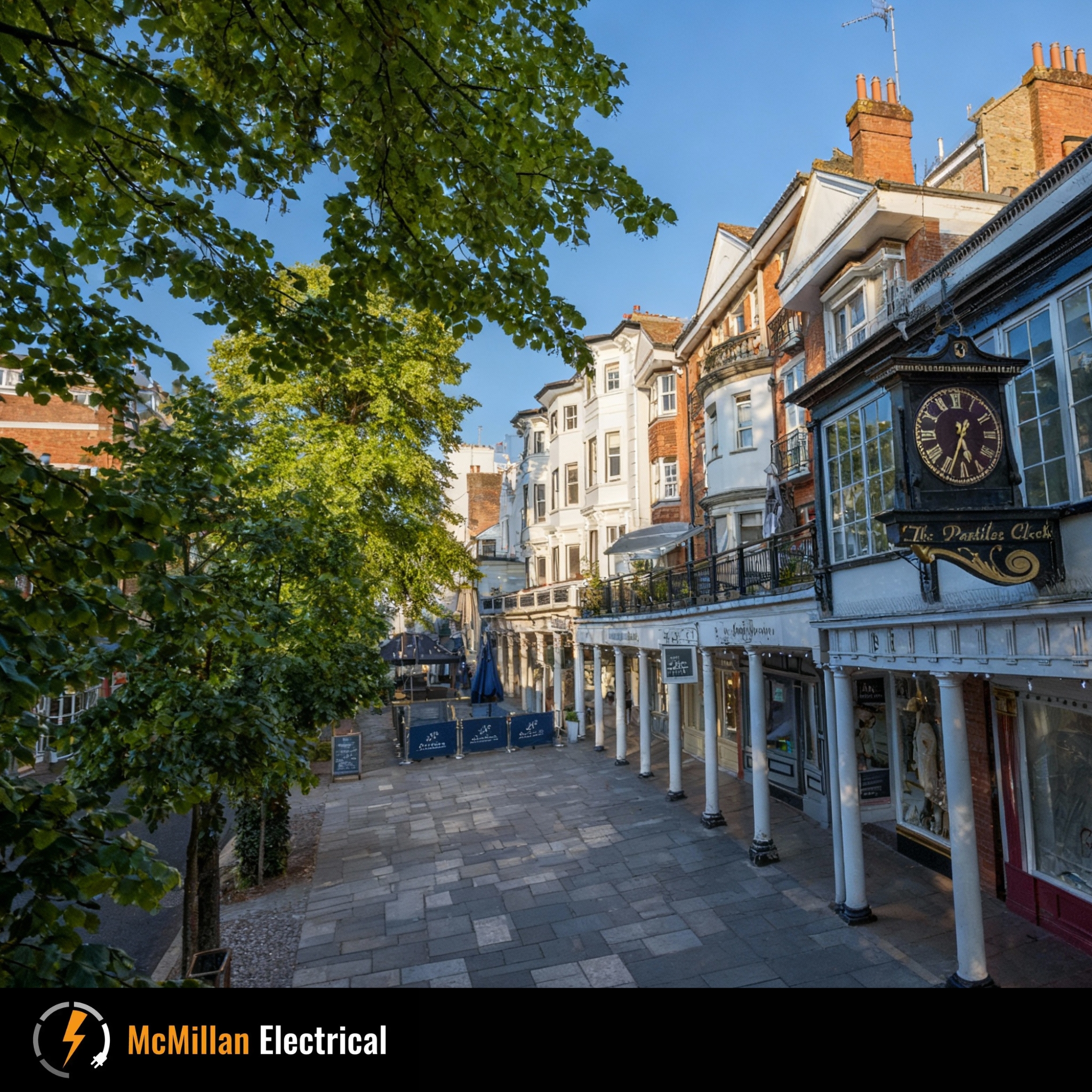 NICEIC-approved commercial and residential electricians in Crawley — McMillan Electrical serving local homes, landlords, and businesses near Manor Royal and Crawley High Street.