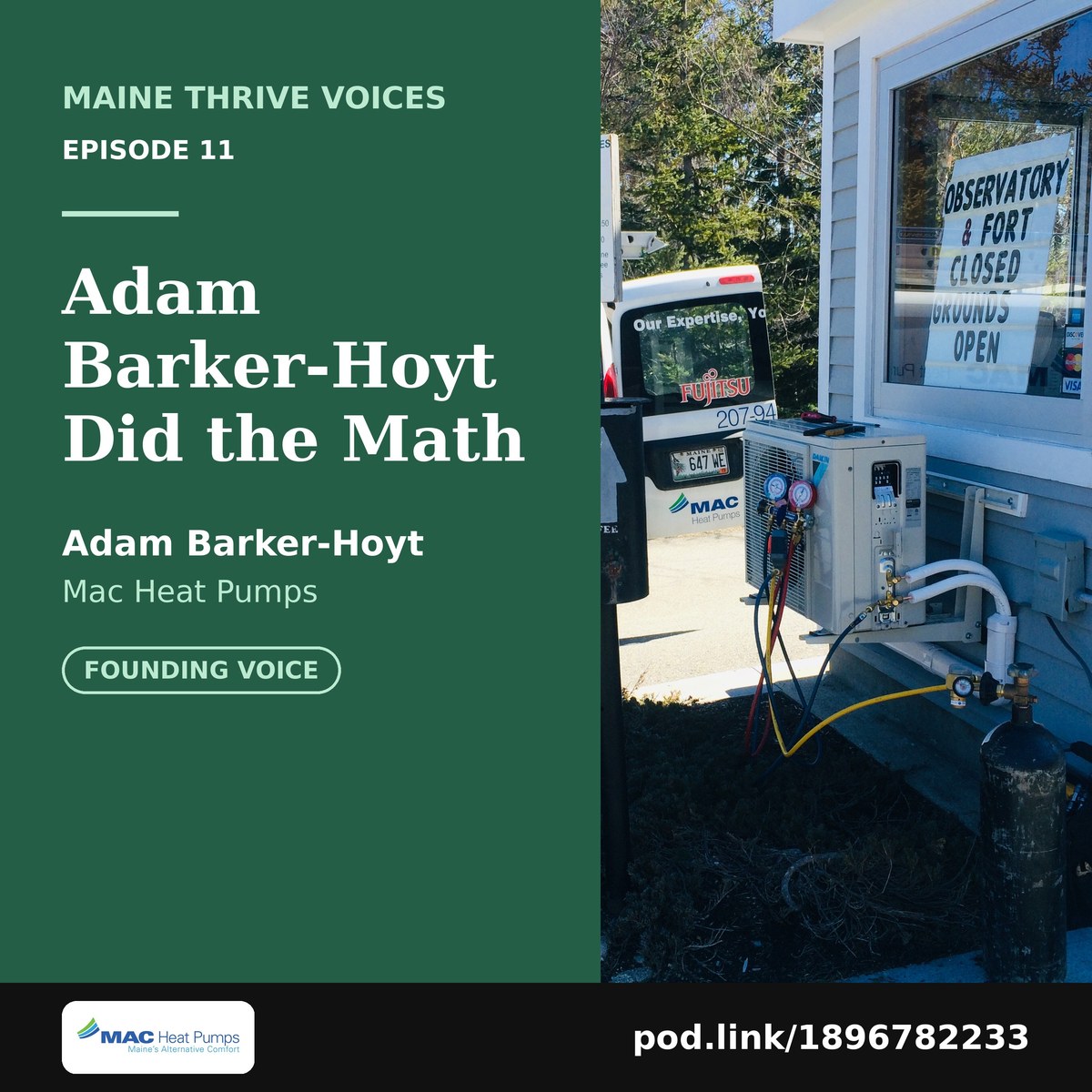 Maine Thrive Voices Episode 11 — Adam Barker-Hoyt of MAC Heat Pumps
