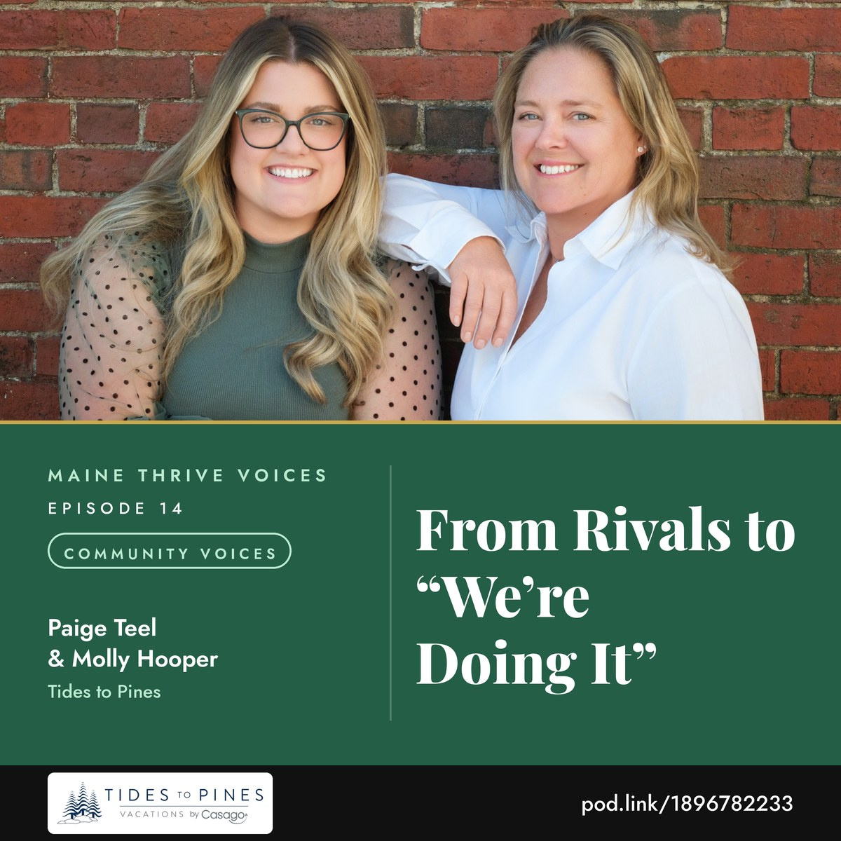 Maine Thrive Voices Episode 14 — Paige Teel and Molly Hooper of Tides to Pines