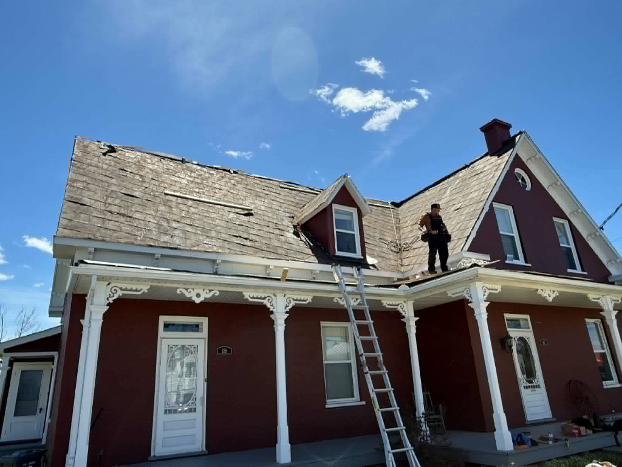 Chantier toiture — Toiture Charbonneau