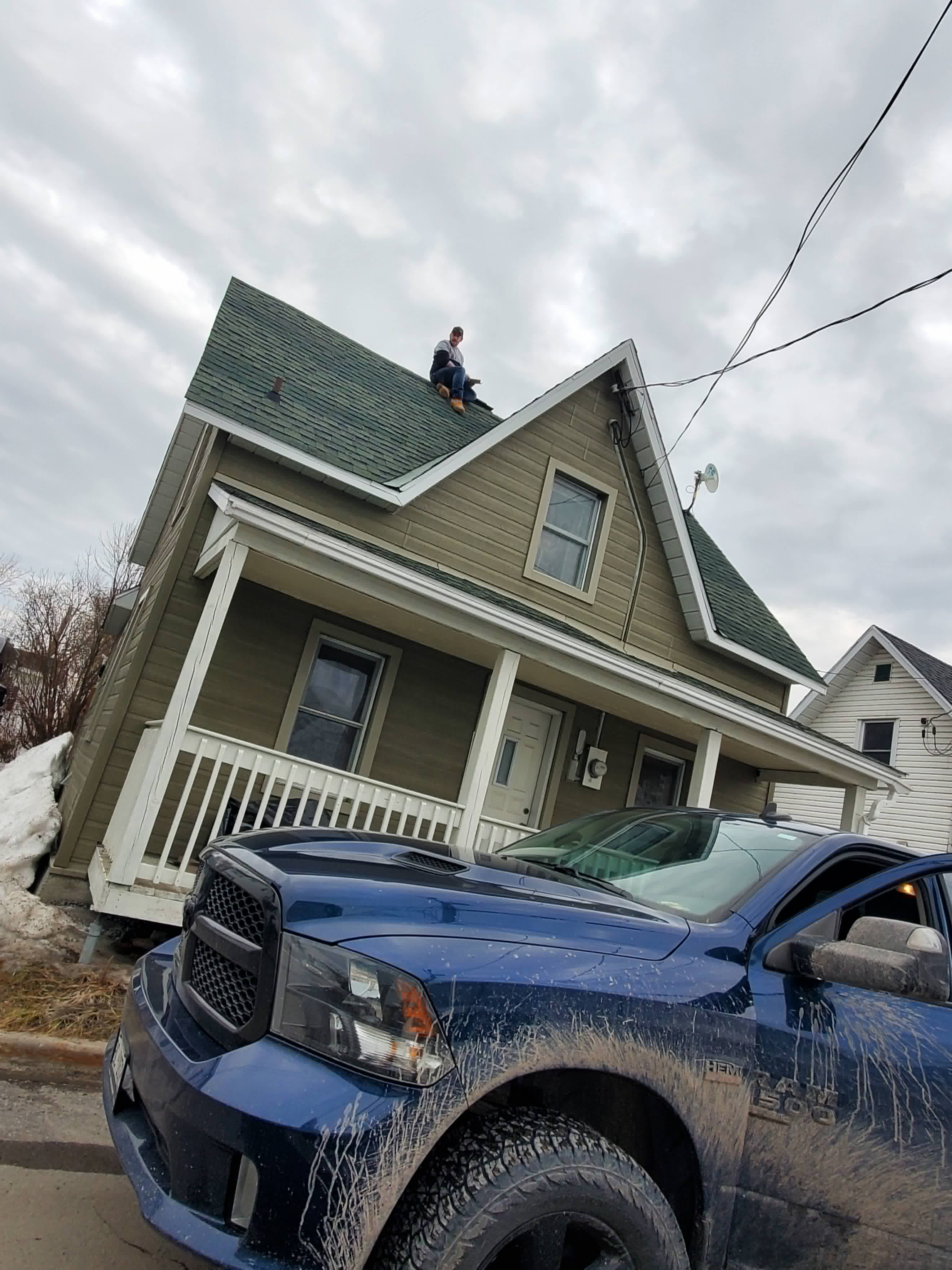 Chantier toiture — Toiture Charbonneau