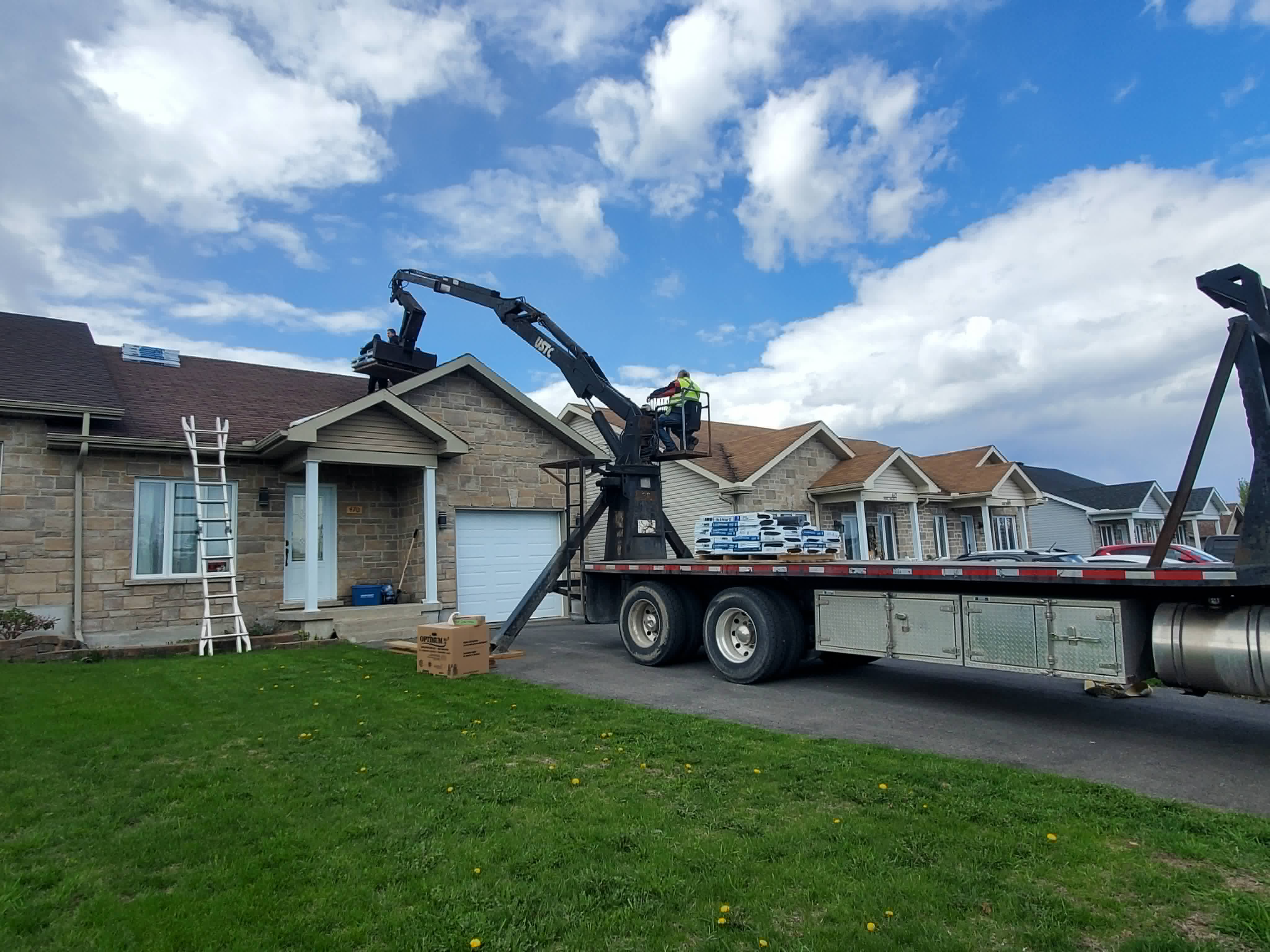 Chantier toiture — Toiture Charbonneau
