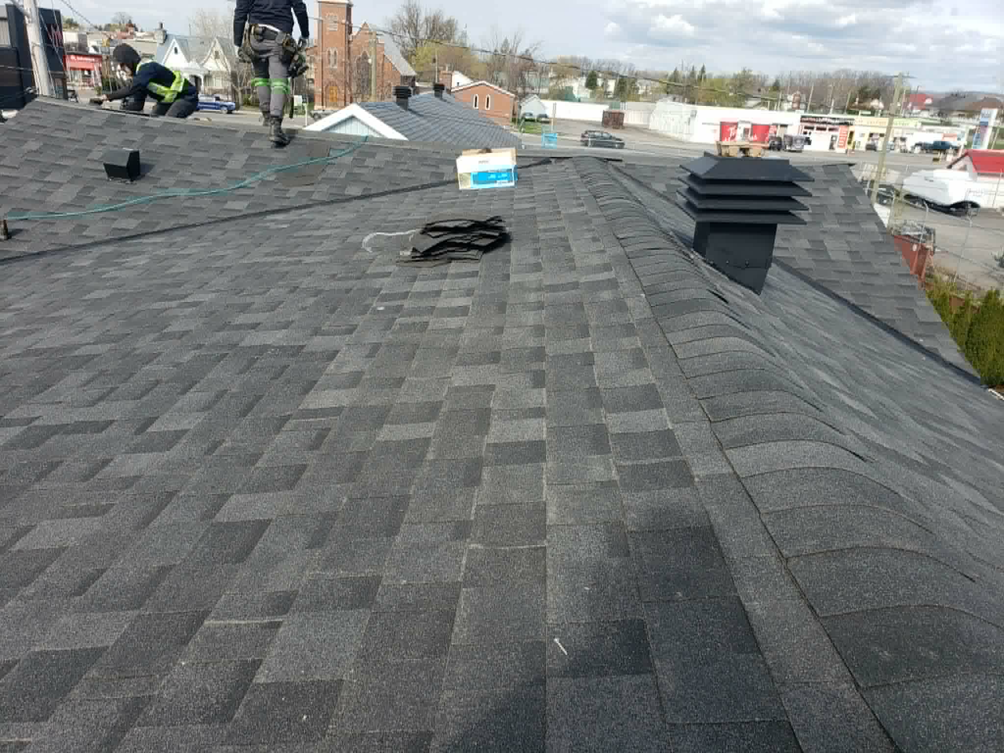 Chantier toiture — Toiture Charbonneau
