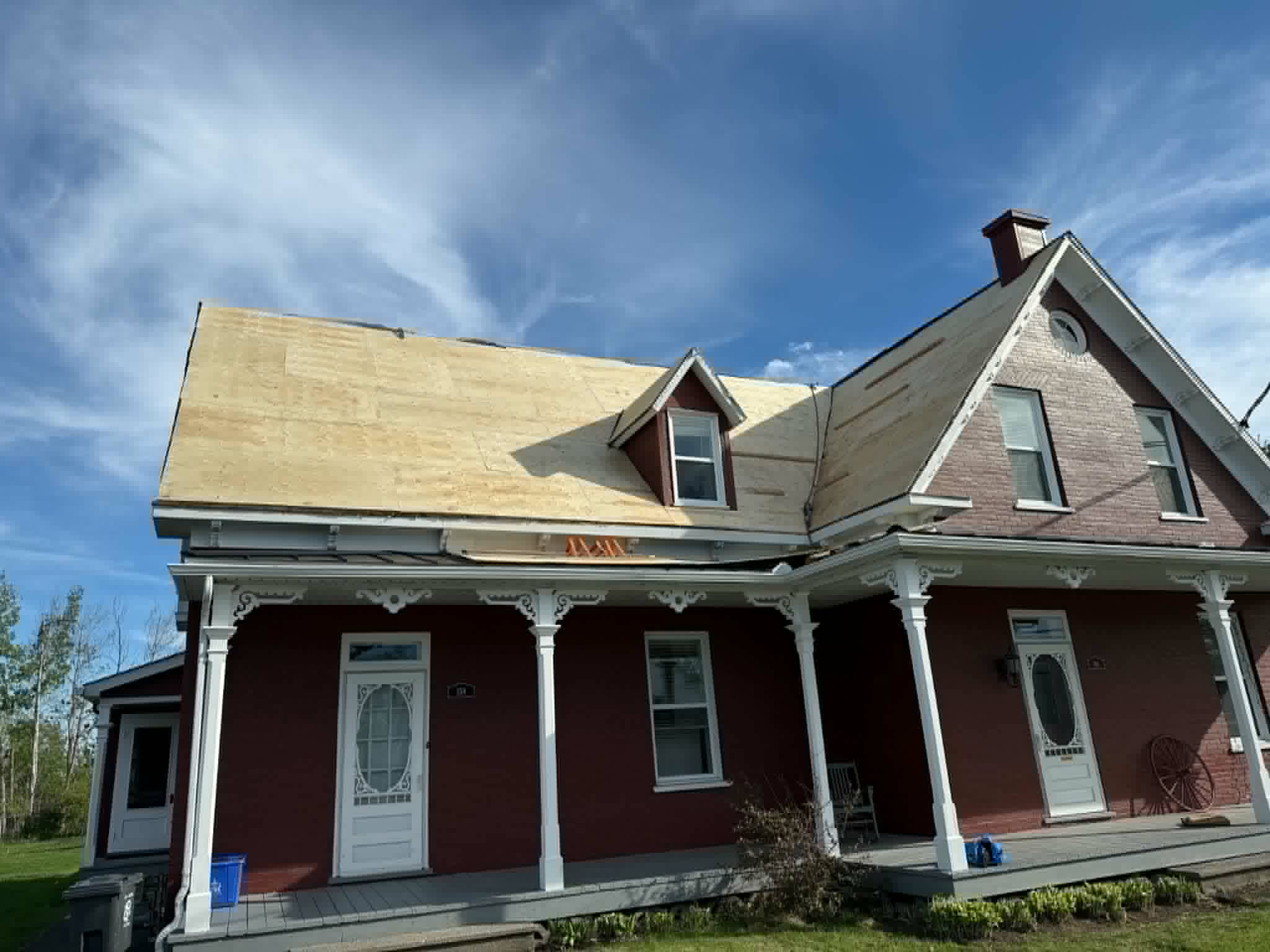 Chantier toiture — Toiture Charbonneau